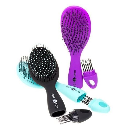 Овальная кисть Фиолетовая кисть Head Jog 03, Hair Tools — фото 3
