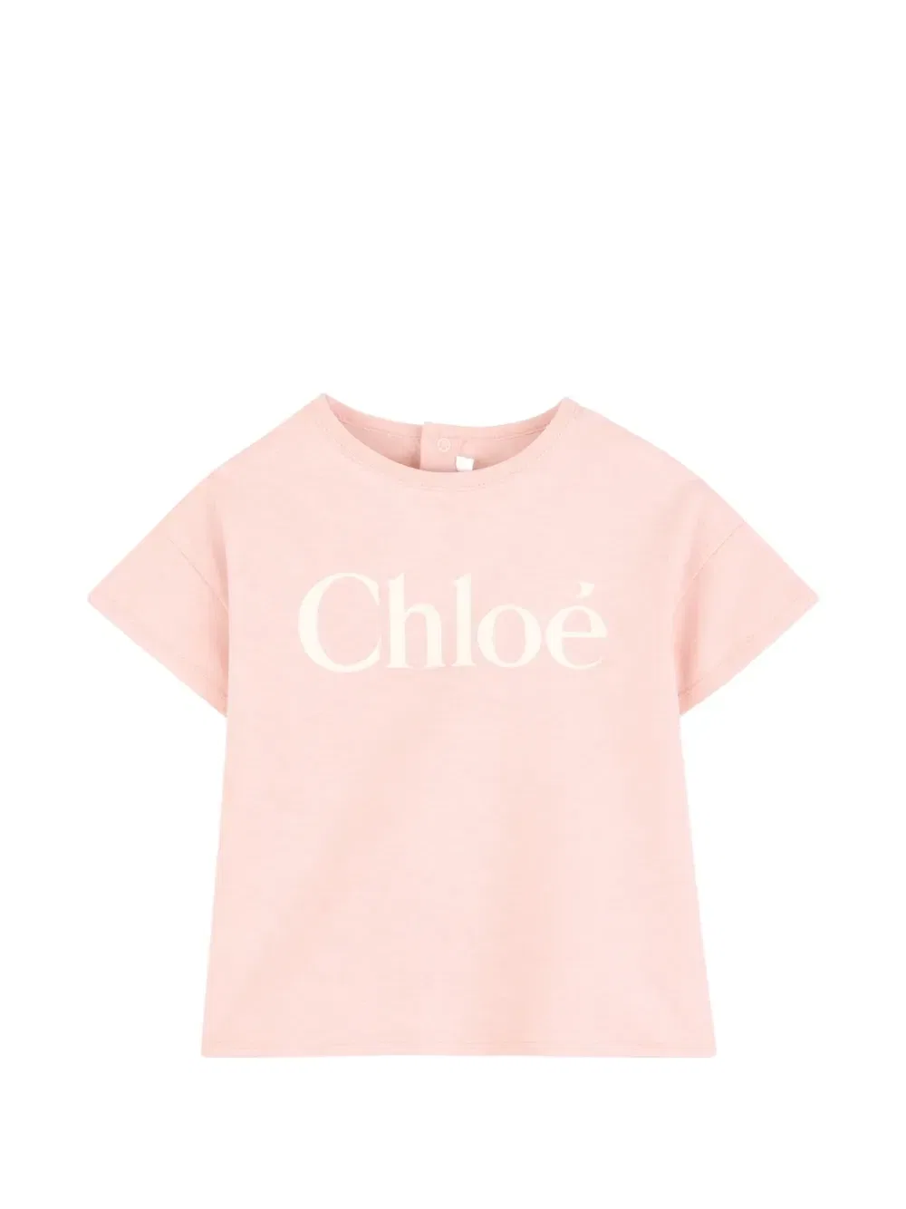 Футболка с логотипом Chloé, розовый
