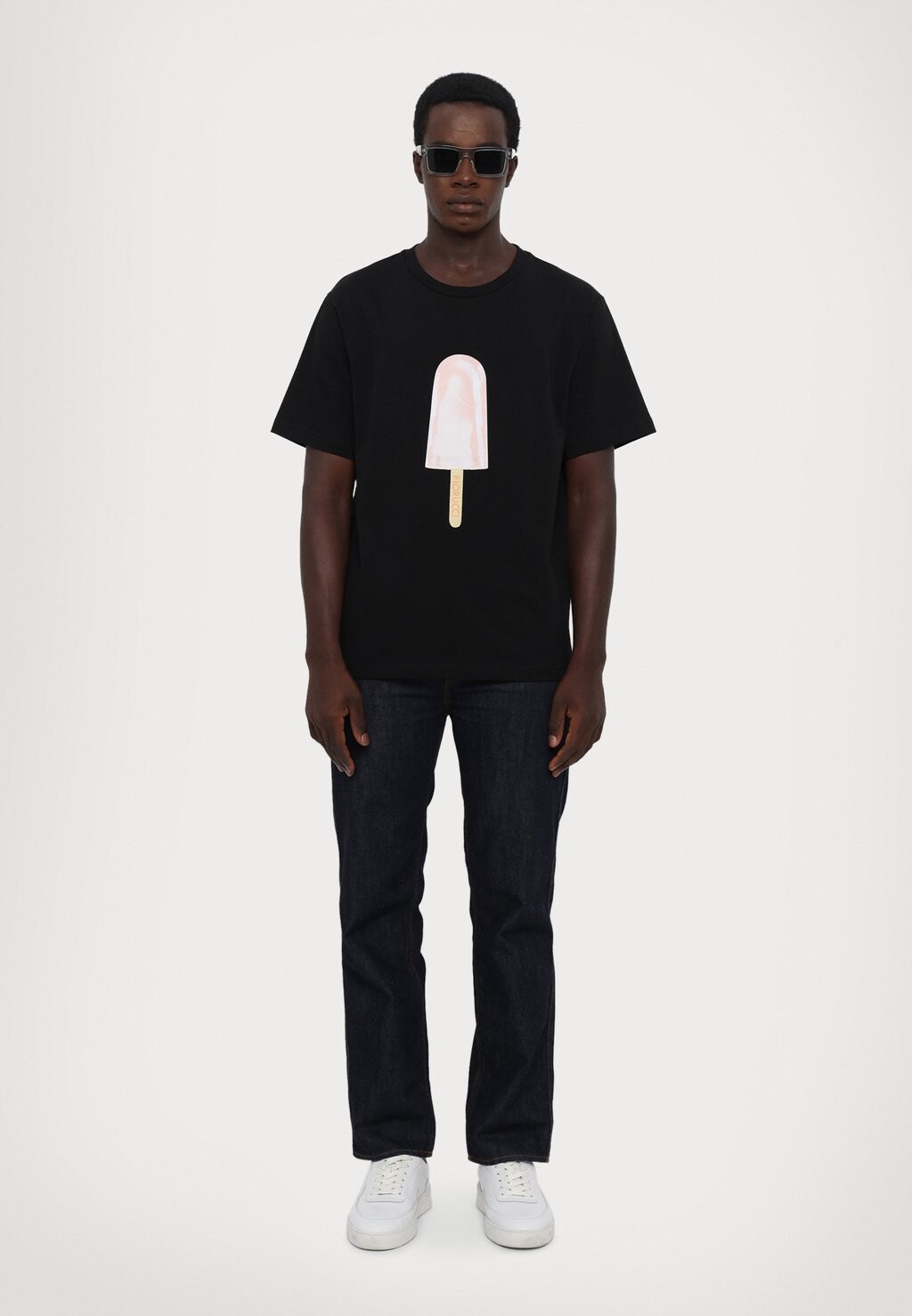 

Футболка с принтом POPSICLE REGULAR FIT UNISEX Fiorucci, черный