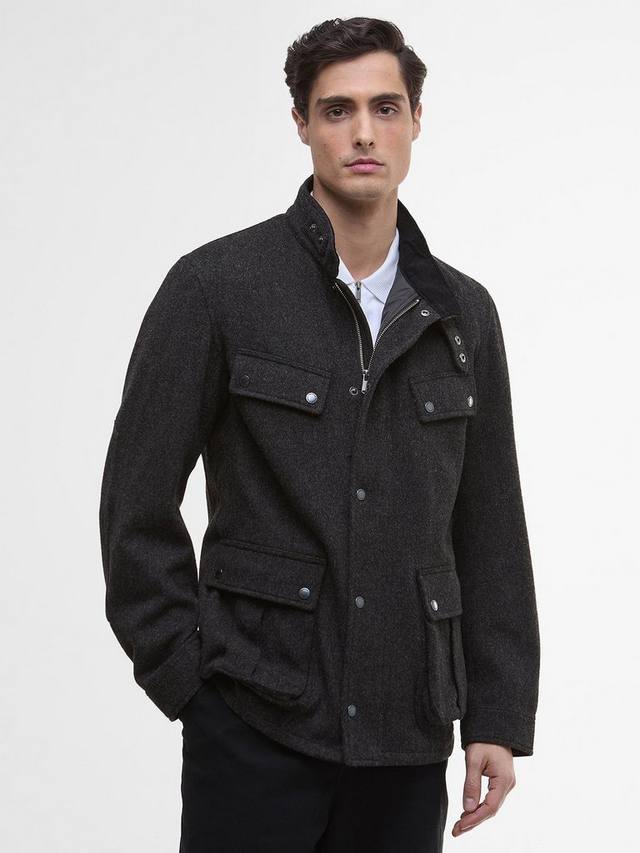 

Полевая куртка International Duke из хлопковой смеси Barbour, Charcoal Marl