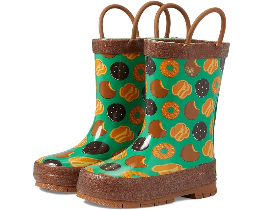 

Ботинки Western Chief It's Raining Cookies Rain Boot, зеленый
