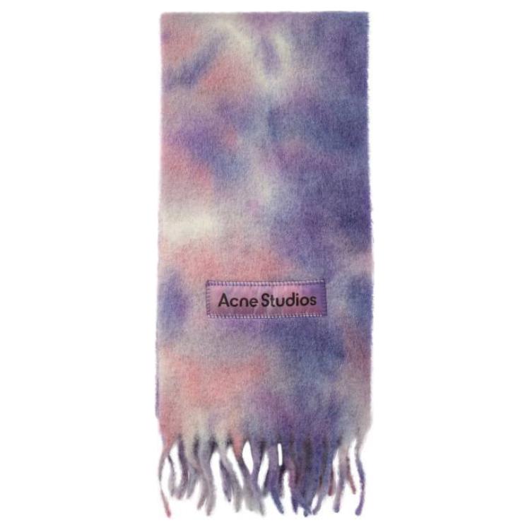 

Шарф с бахромой и логотипом Acne Studios