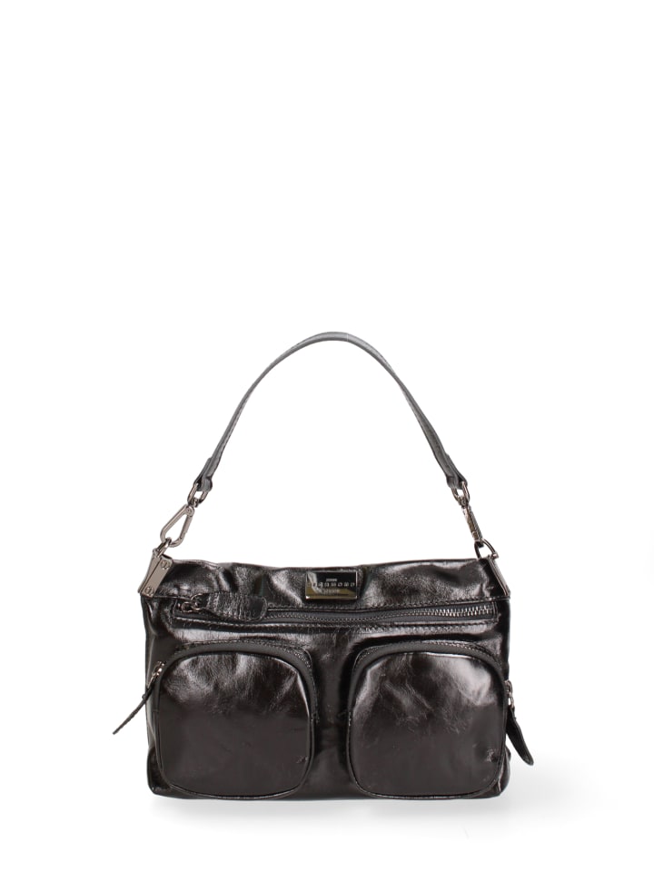 

Наплечная сумка John Richmond, цвет black and dark grey