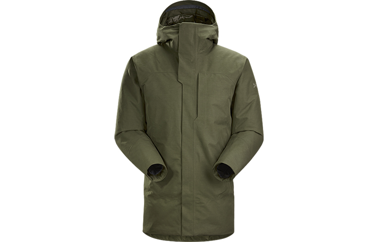 Arcteryx Термопарка с пуховым утеплением для мужчин, Wave Gray/Glitch — фото 3