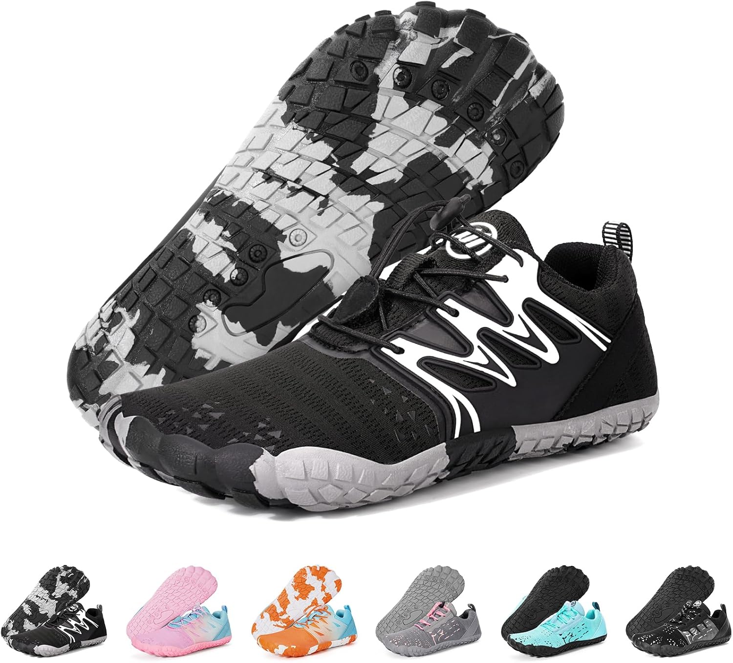 

Кроссовки для ходьбы для женщин и мужчин Bigzagger, черный