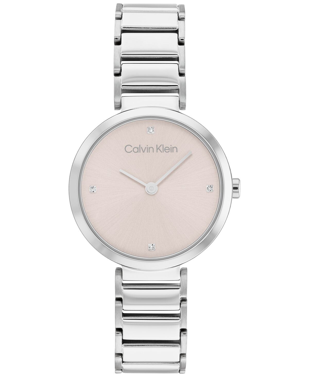 

Часы-браслет из нержавеющей стали 28 мм Calvin Klein, серебро