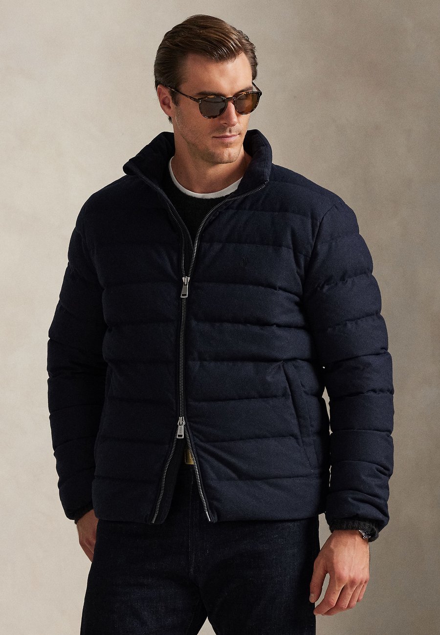 

Куртка Polo Ralph Lauren Big & Tall THE COLDEN HERRINGBONE DOWN JACKET, Navy/Black