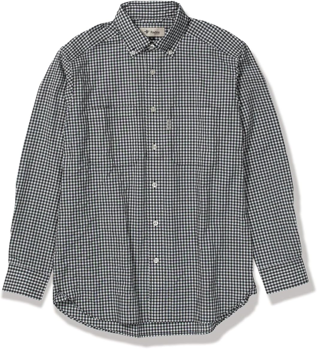 

Футболка мужская Foxfire 5212193 в клетку, влагоотводящая, быстросохнущая, с защитой от УФ-излучения, 5212193, черный