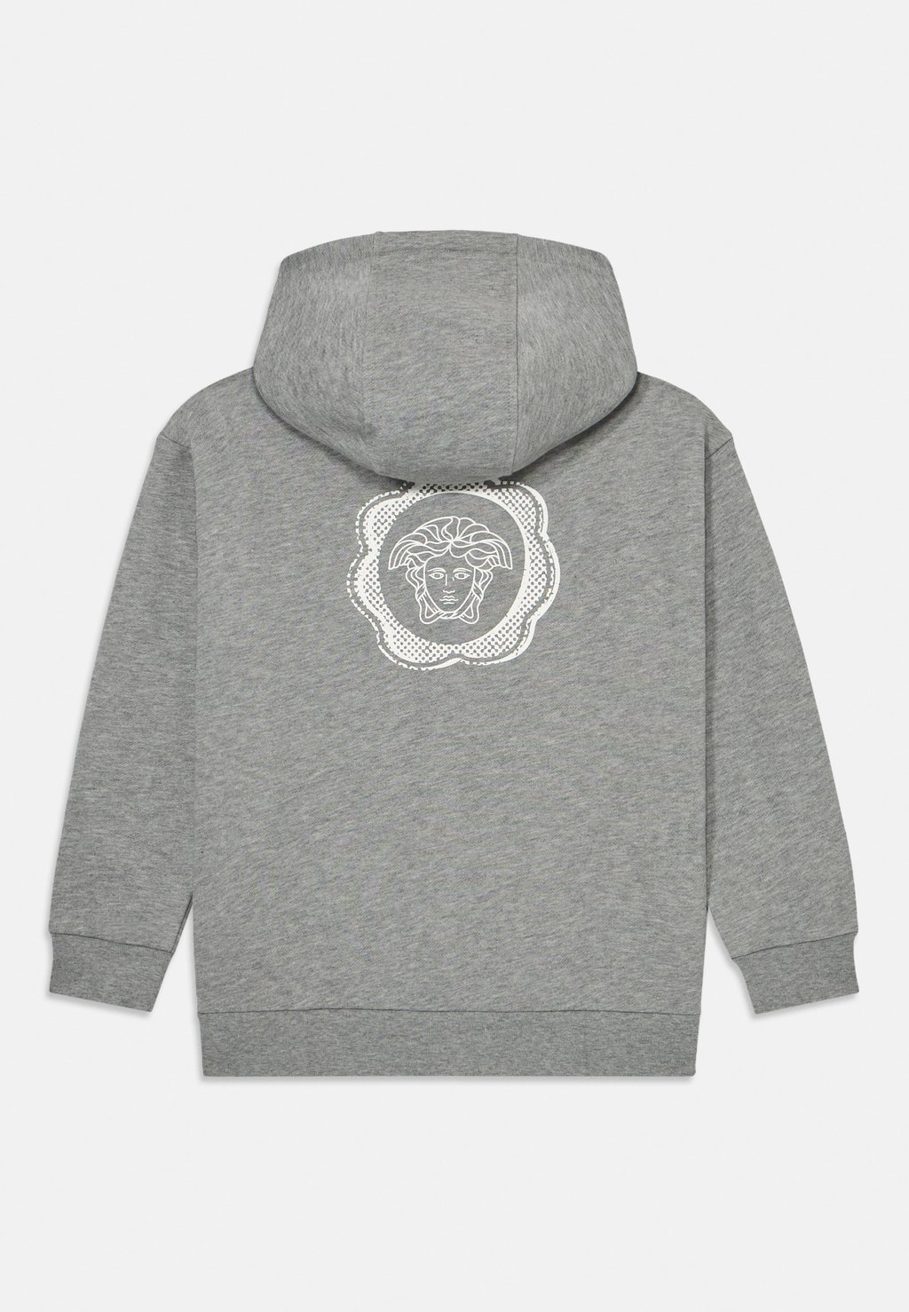 Толстовка на молнии LOGO PRINT MEDUSA STAMP UNISEX Versace, пятнистый серый — фото 2