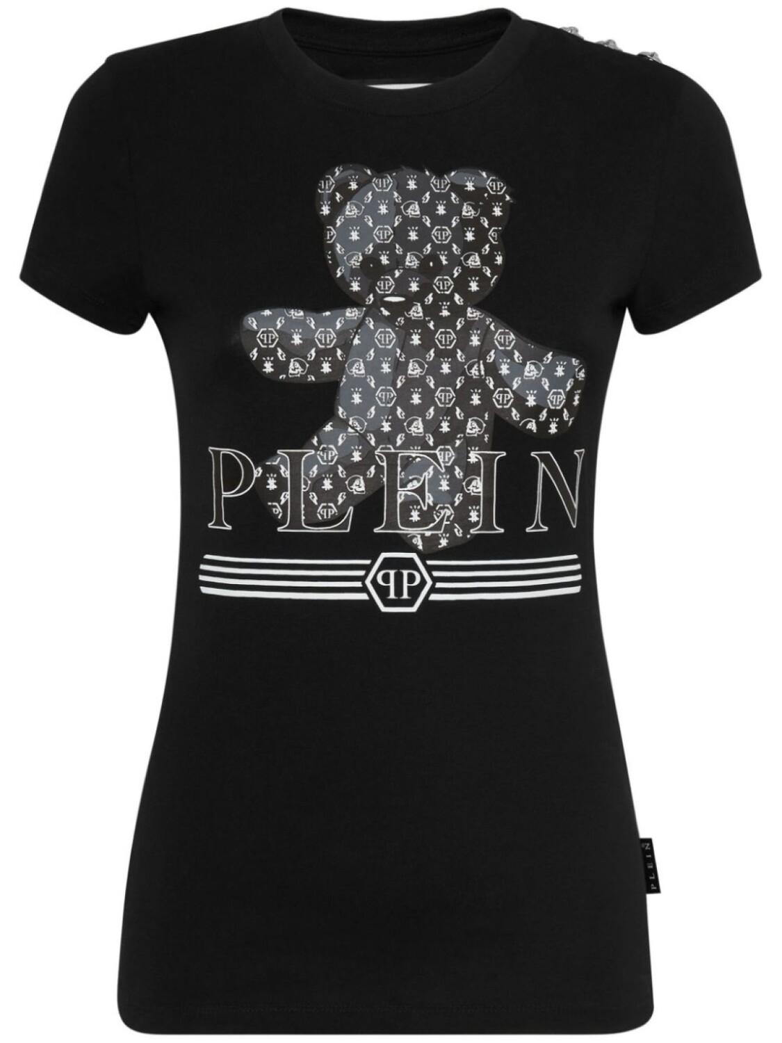 

Philipp Plein футболка с принтом, черный