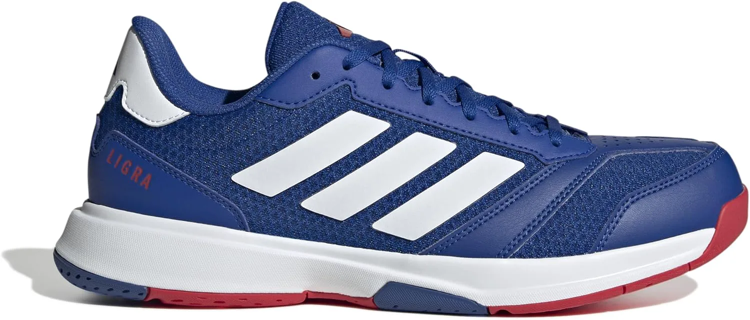 Мужские кроссовки Adidas Ligra 8 для зала, синий — фото 3