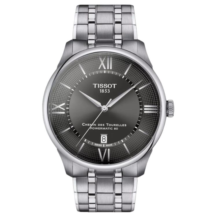 

TISSOT Часы Men's Tourelles Collection Watch, Gray Dial