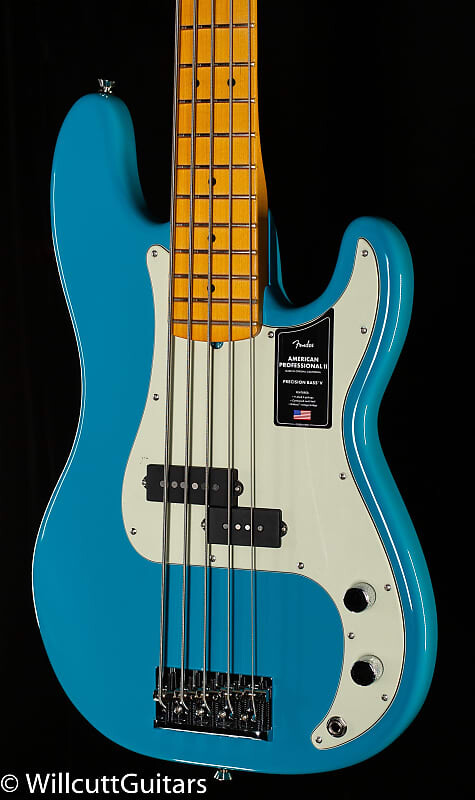 

Басс гитара Fender American Professional II Precision Bass V Maple Fingerboard Miami Blue