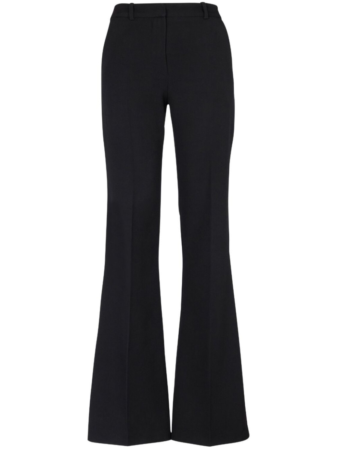

Balmain расклешенные шерстяные брюки, черный