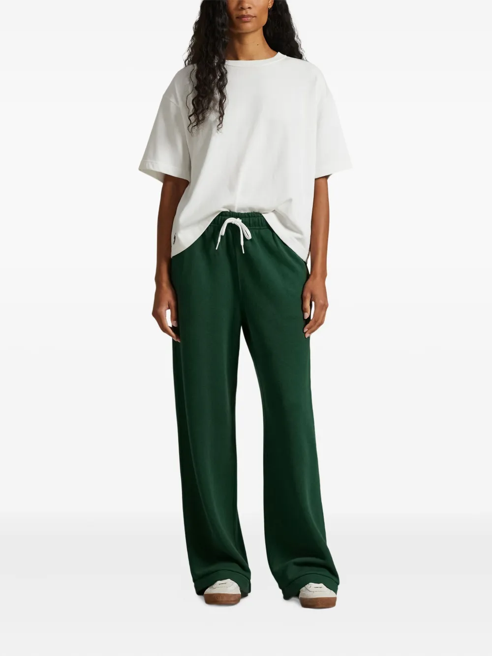 Спортивные брюки с кулиской Polo Ralph Lauren, зеленый — фото 2