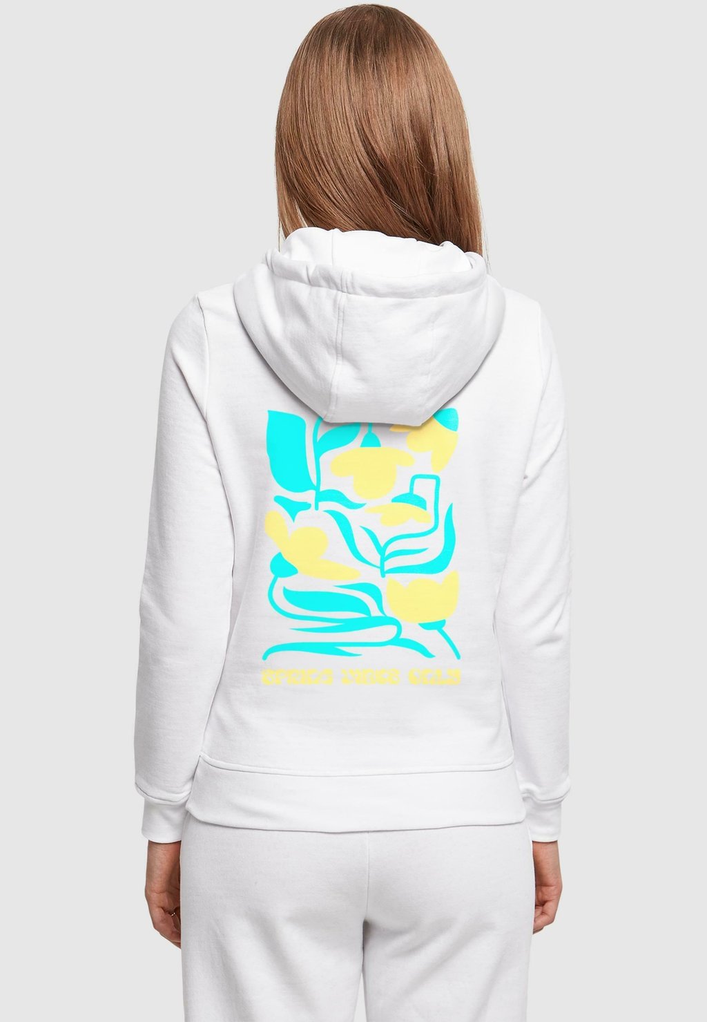 

Толстовка SPRING VIBES ONLY - Hoodie Merchcode, белый