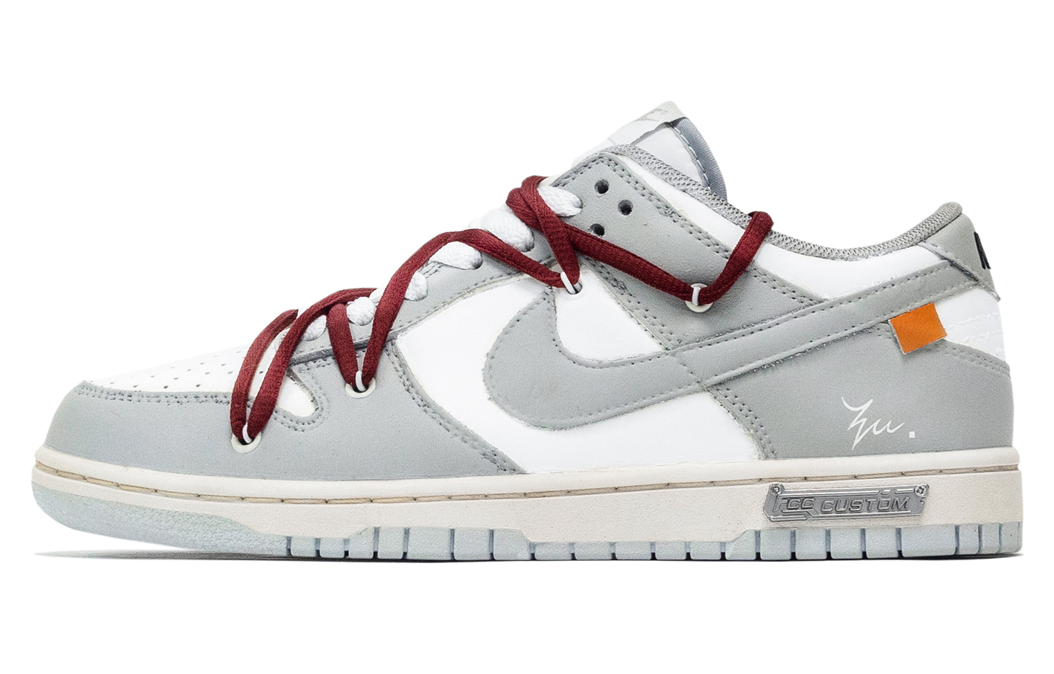 

Nike Кроссовки для скейтбординга dunk crazy innovation, gray domain red tide low top мужские gray