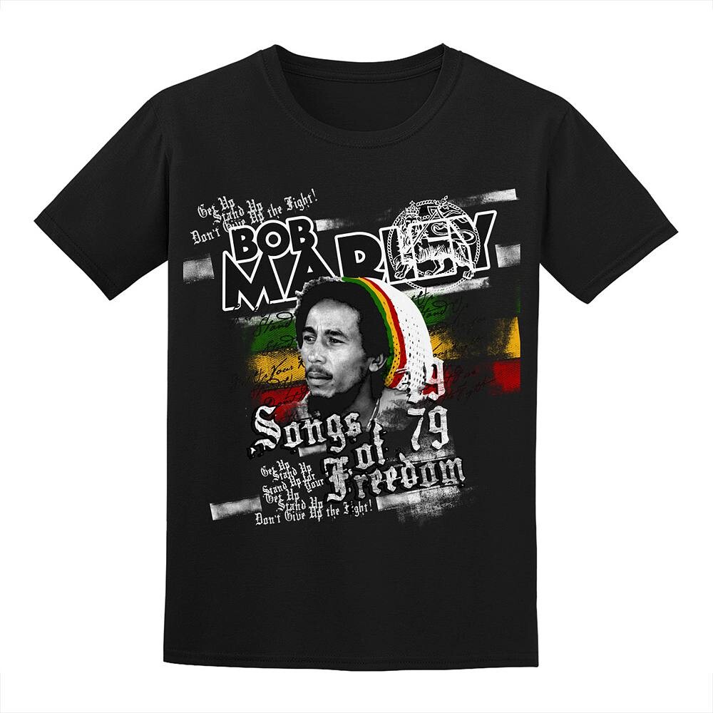 

Мужская футболка Bob Marley Licensed Character, черный