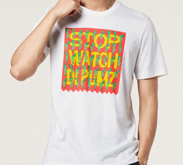 Футболка originals classic large logo casual short sleeve white Adidas, белый — фото 3