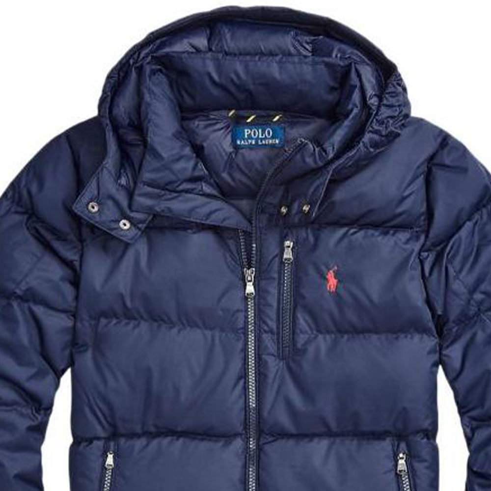 

Детская синяя пуховая куртка Polo Ralph Lauren