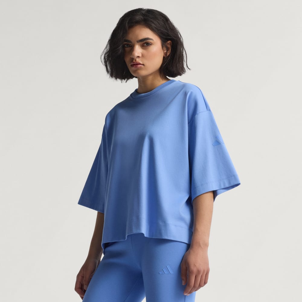 

Футболка Adidas Soft Lux Loose Tee, цвет Blue Fusion