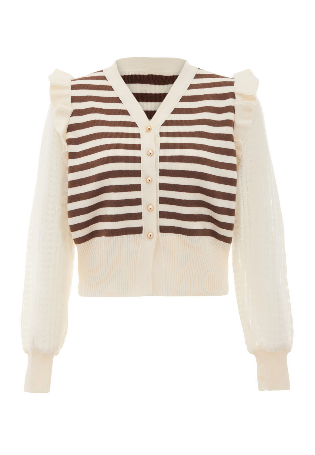 

Толстовка NAEMI Strickjacke, кофе