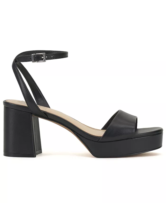 Платформенные блочные босоножки на каблуке Pendry Vince Camuto, черный — фото 2