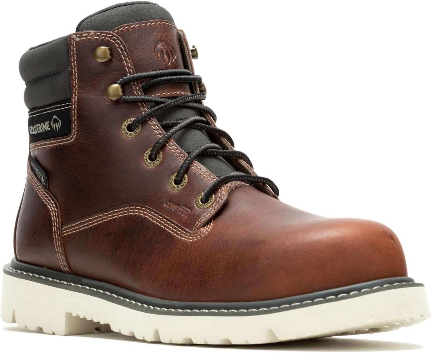 

Мужские ботинки Wolverine Revival 6 с водонепроницаемым композитным носком, Rust