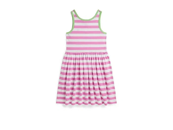 Платье из хлопкового джерси полосатое Polo Ralph Lauren Kids, Liberty — фото 2