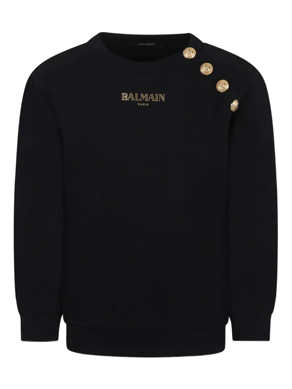 

Толстовка с логотипом Balmain Kids, черный