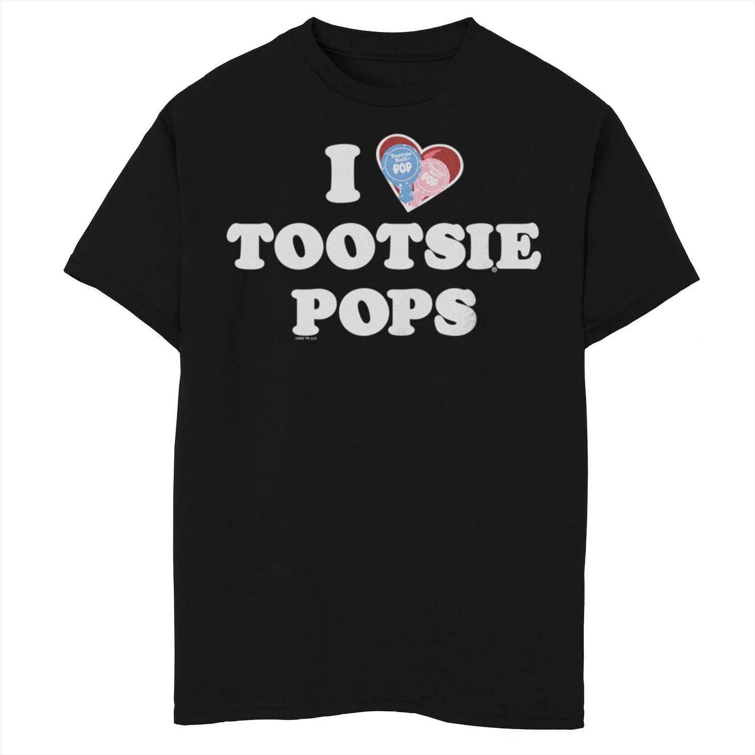 

Футболка Tootsie Roll Pop I Heart Lollipops для мальчиков 8–20 лет с рисунком Licensed Character