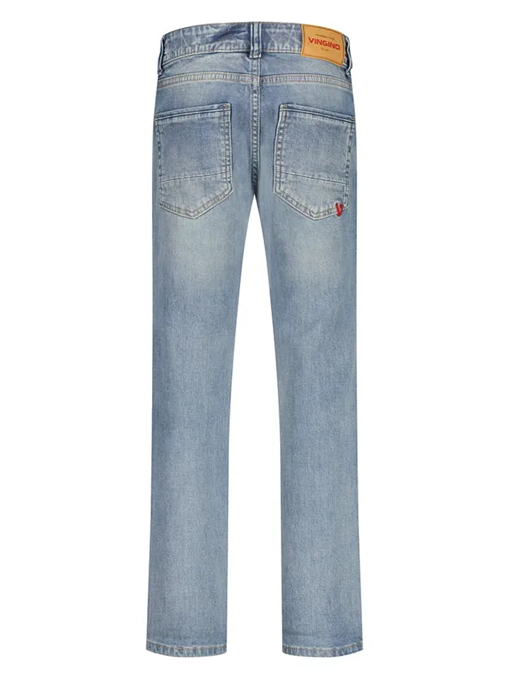 Джинсы slim fit Vingino, голубой — фото 2