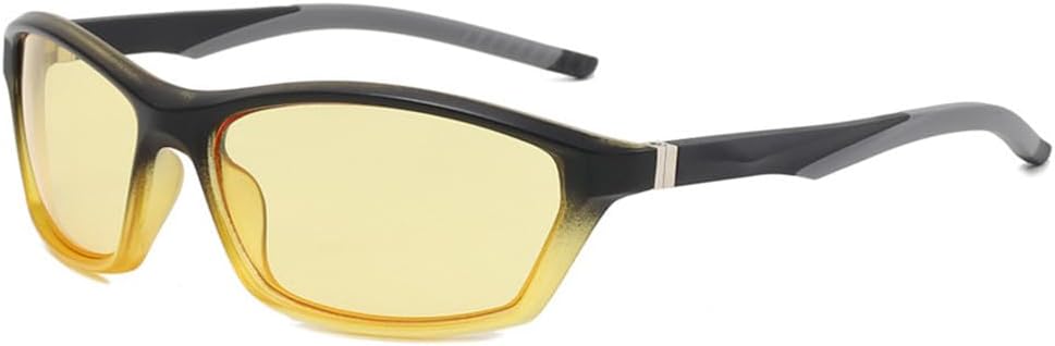 

Спортивные очки для активного отдыха на открытом воздухе, персонализированные модные солнцезащитные очки, солнцезащитные очки для велоспорта в маленькой оправе KTUCN, Yellow