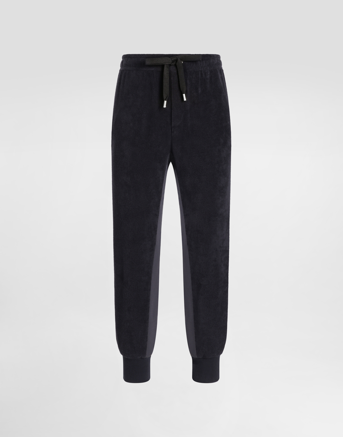 

Брюки из хлопкового махрового трикотажа DOLCE & GABBANA, синий