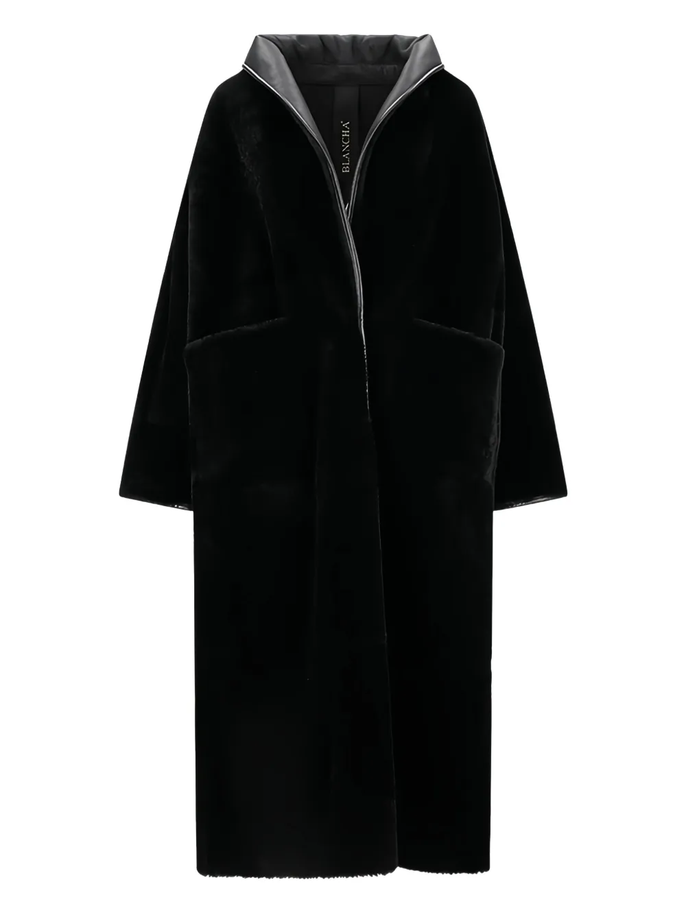 

Пальто из овчины Blancha, черный