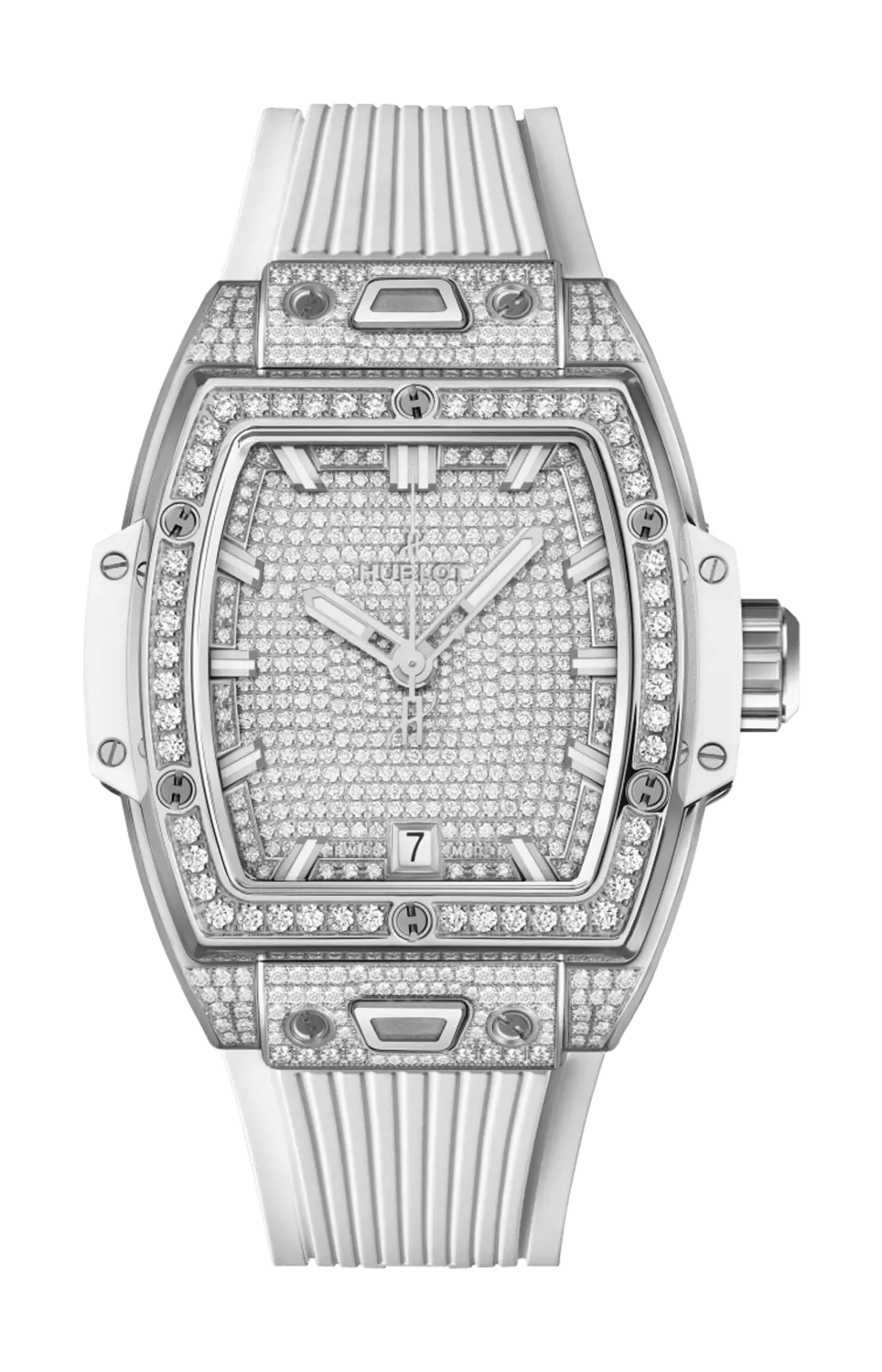 

Часы Hublot Spirit of big bang из титана с бриллиантами 39 мм