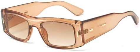 

Классические солнцезащитные очки Mi Nail с широкими дужками, модель 2027 года, для женщин. Простые, персонализированные, повседневные, в квадратной оправе MTZJH, Clear Brown