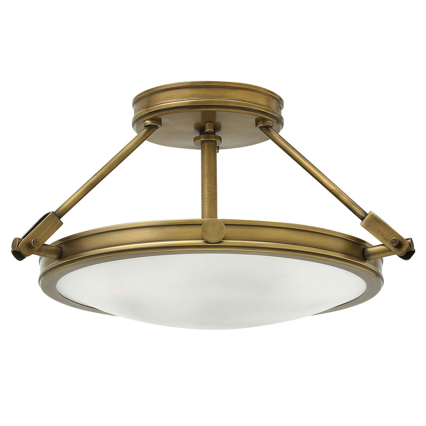 

Потолочный светильник Elstead Lighting, 41,7x23,1 см, цвет латуни