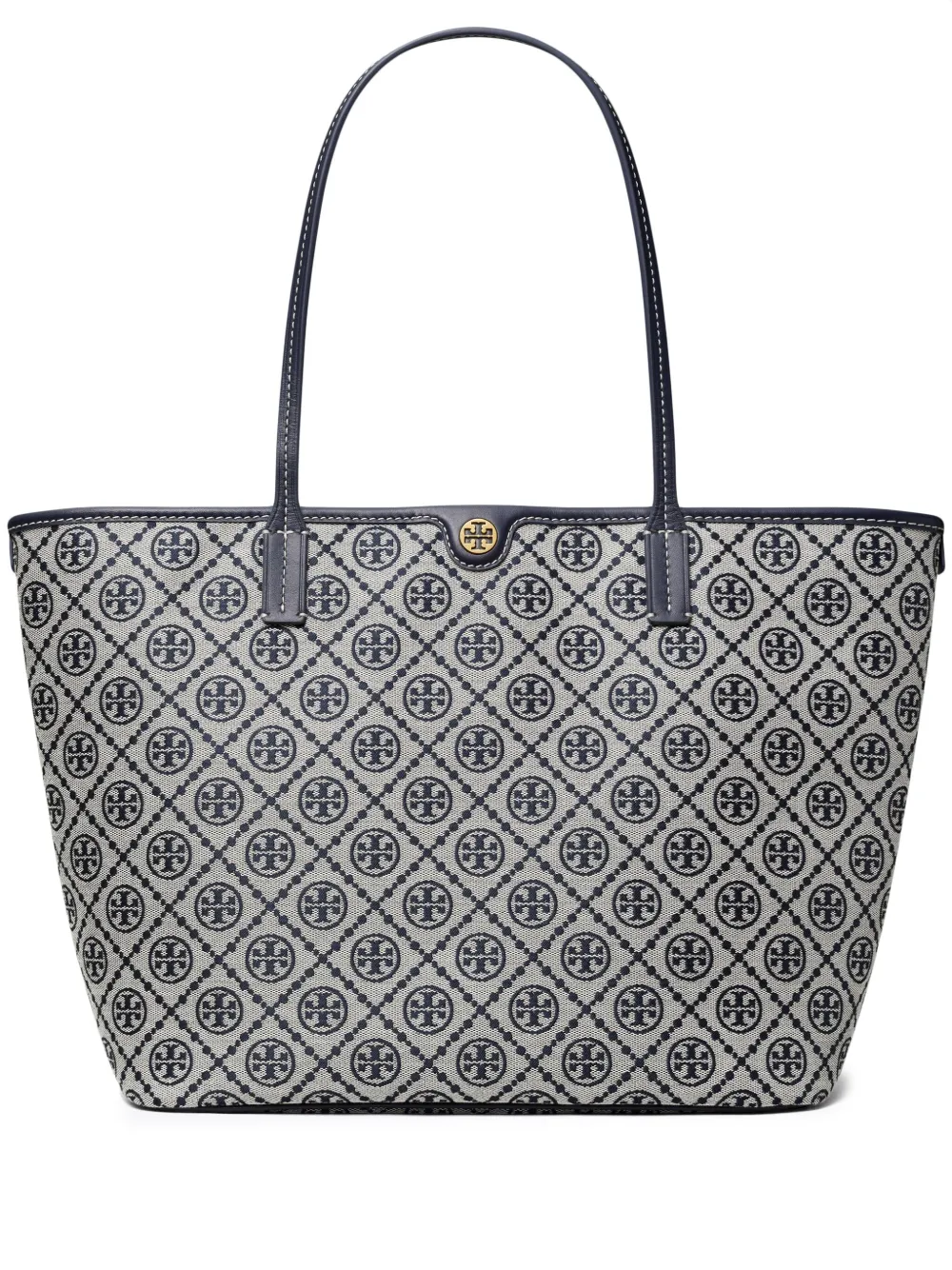 

Сумка-тоут на молнии с декором T Monogram Tory Burch, синий