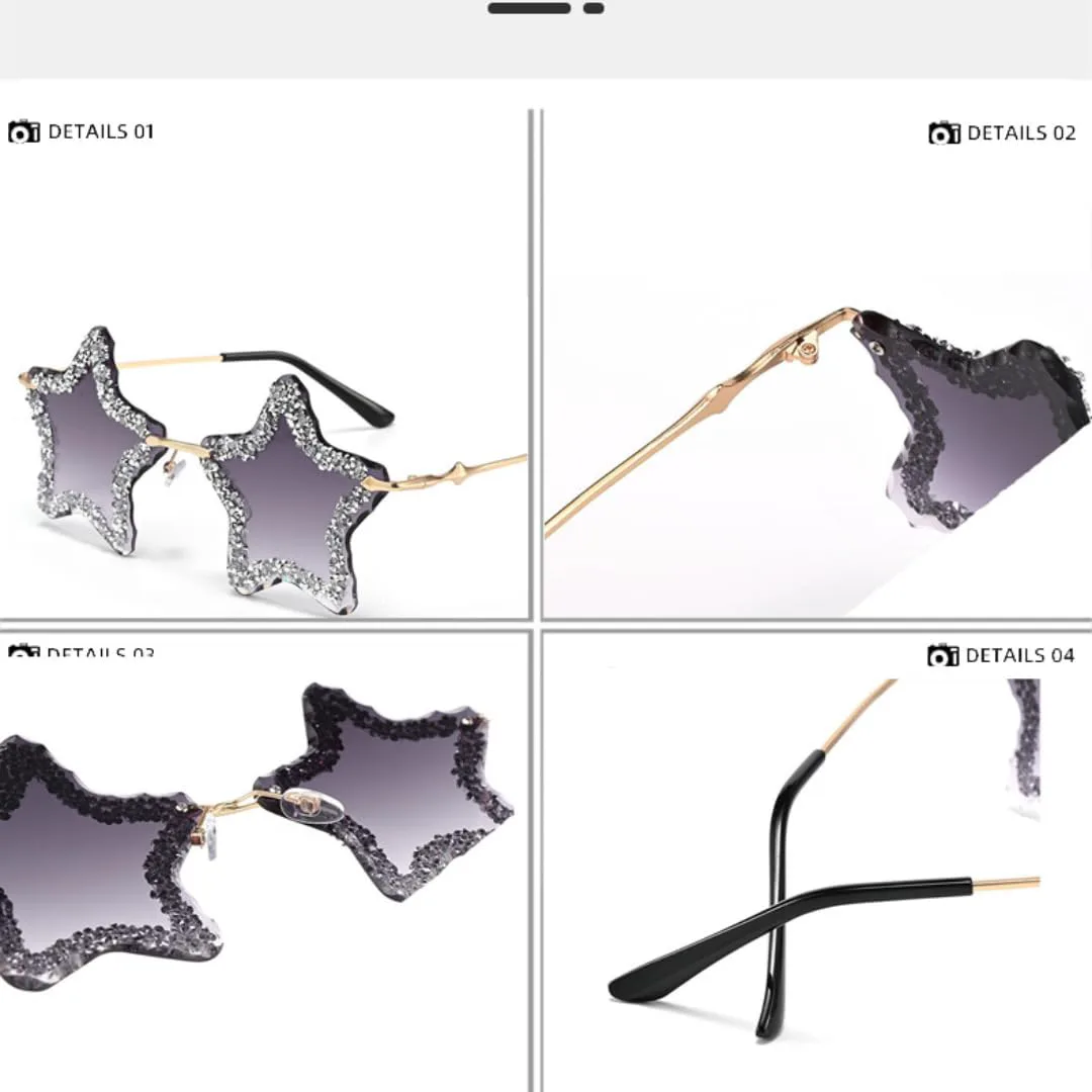 

Блестящие бриллиантовые солнцезащитные очки для женщин. Элегантные, со стразами, роскошные, с градиентным покрытием, защита от УФ-излучения UV400 TVTBBVV, Gold-brown