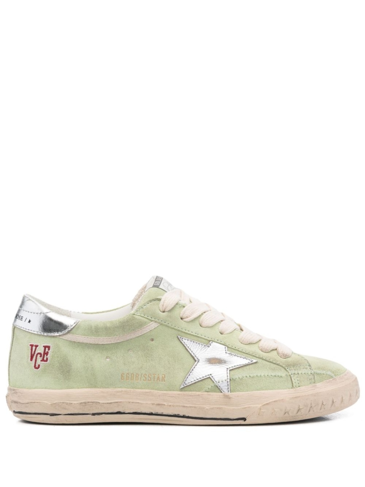 

Golden Goose кеды Super-Star, зеленый
