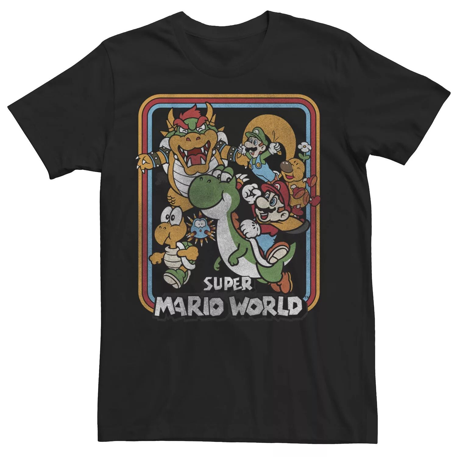 

Мужская футболка Nintendo Super Mario Yoshi Ride Licensed Character