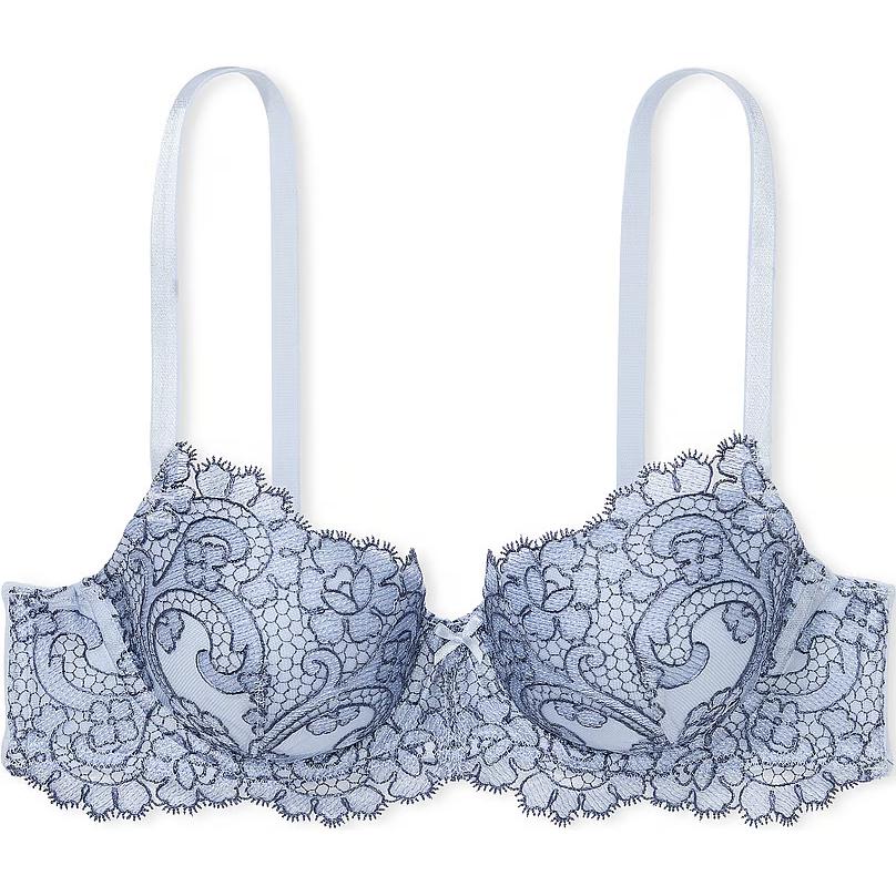 

Victoria's Secret Dream Angels Collection 8757 вышитый слегка уплотненный бюстгальтер Demi Women's Blue