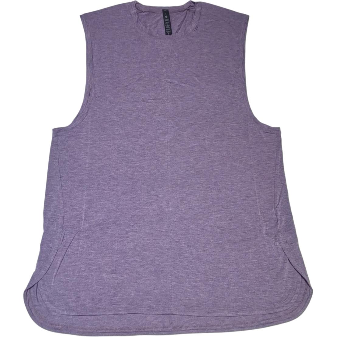 

Мужские майки с круглым вырезом, умеренно прямой крой Lululemon, mixed color heather фиолетовый серый/hpua