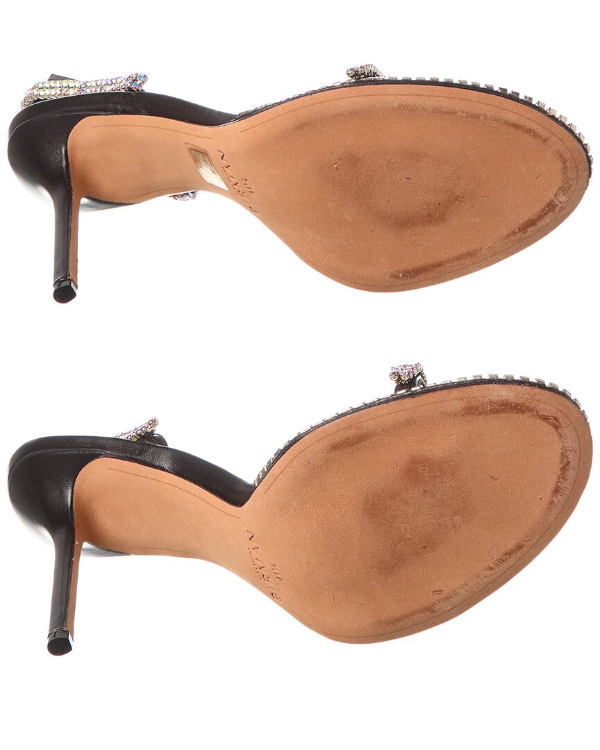 Аутентичные кожаные сандалии Alexandre Birman Agnes, черный — фото 4