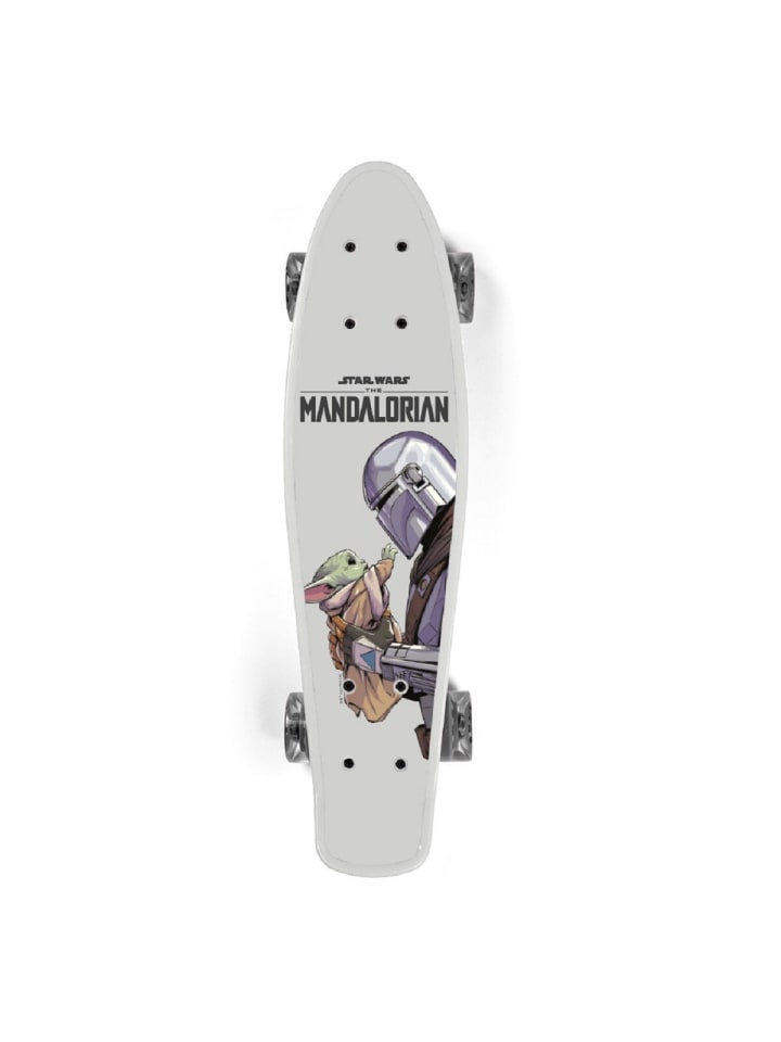 

COFI 1453 Доска для серфинга Mandalorian Pennyboard Compact, изготовленная из полипропилена белого цвета