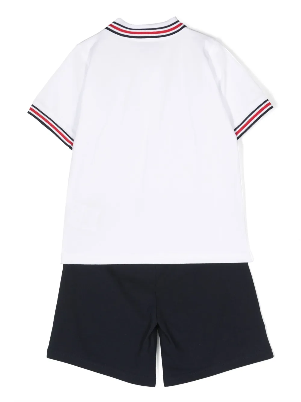 Спортивный костюм с логотипом Moncler Enfant, белый — фото 2