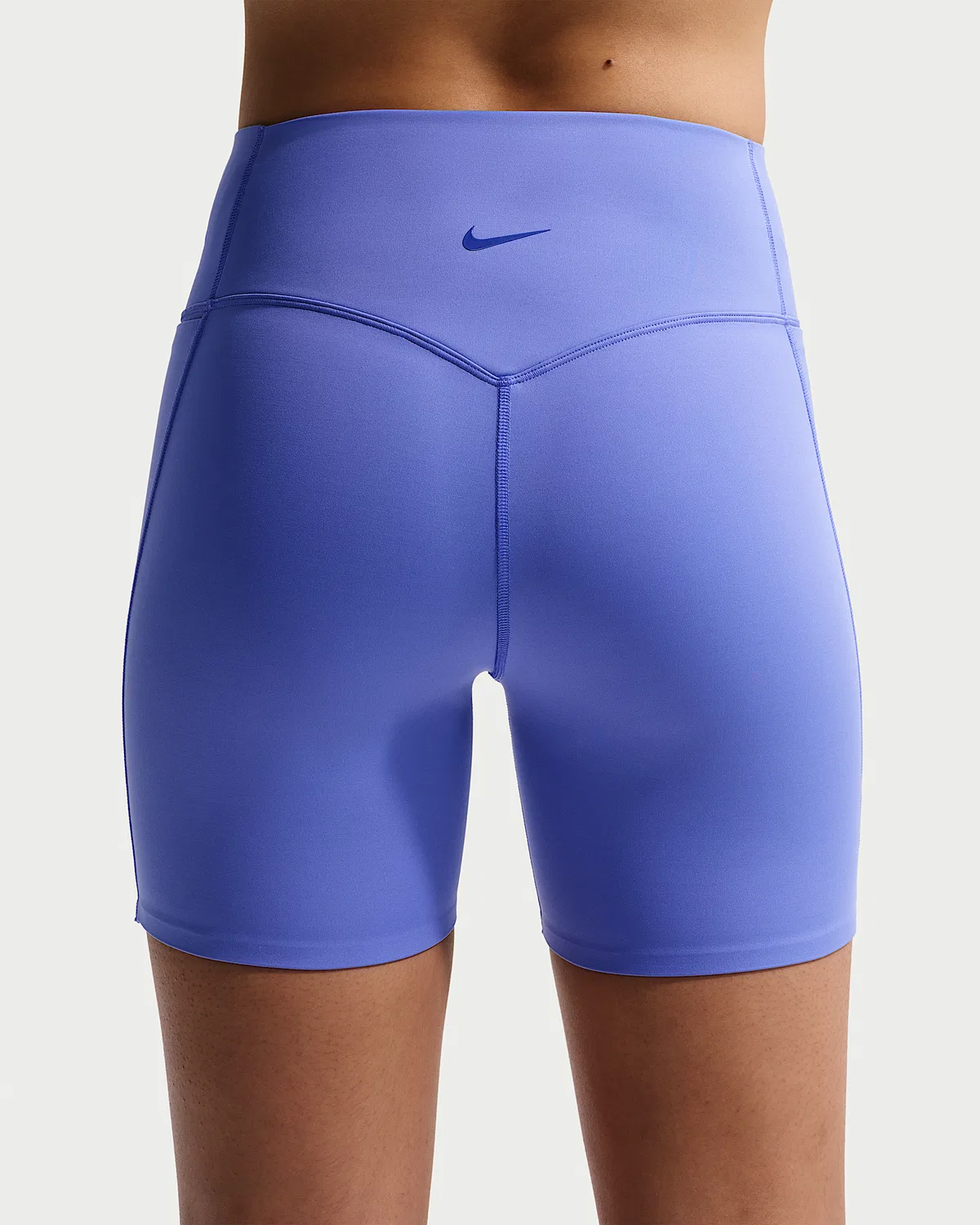 Женские высокие велосипедки Nike Universa 5" без переднего шва, Sapphire/Bright Blue/Deep Night — фото 3