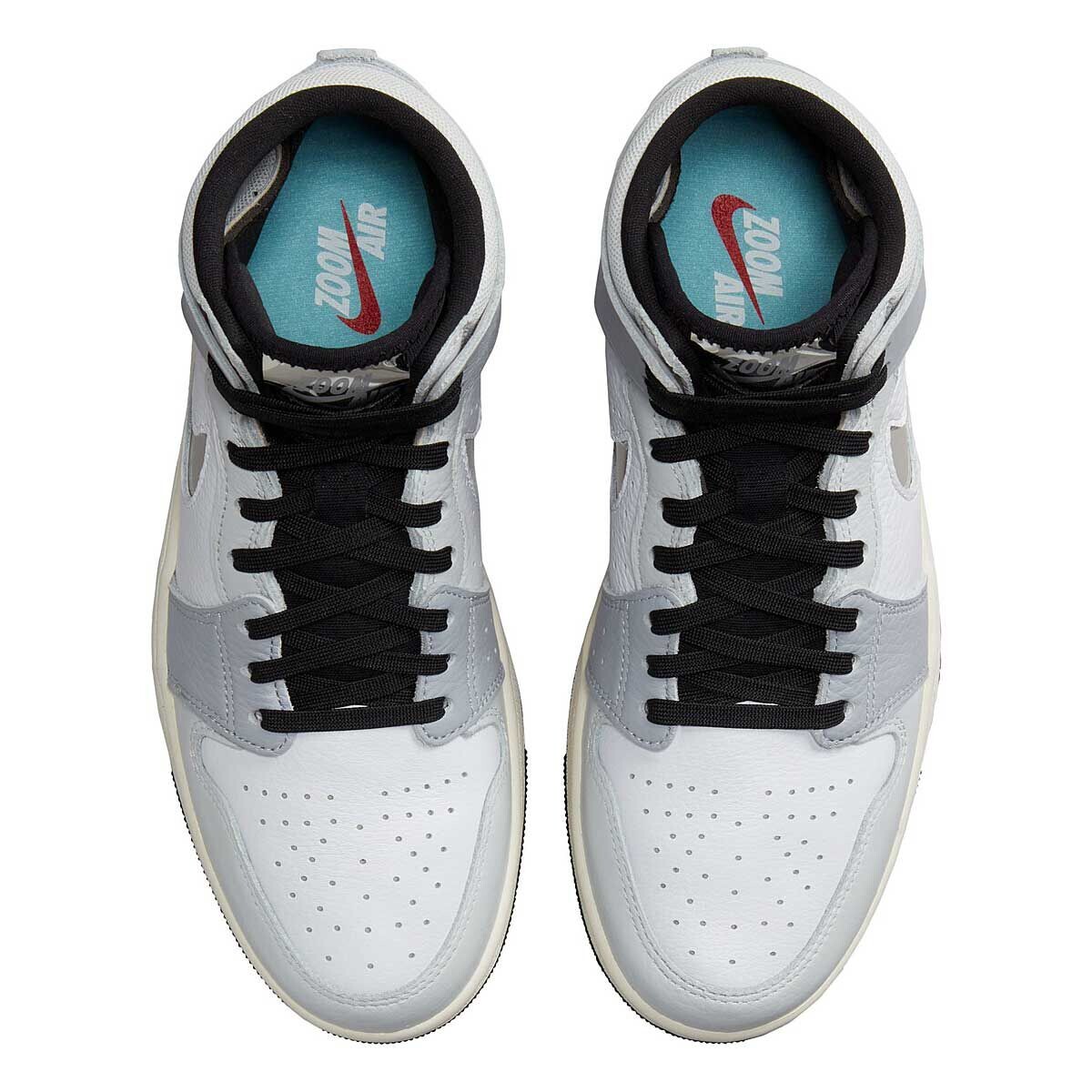 Кроссовки W AIR JORDAN 1 ZOOM CMFT 2 Jordan, цвет Weiß/Metallisches Silber/Photonstaub — фото 4