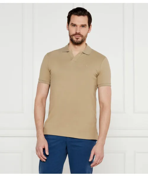 

Футболка поло Slim fit Polo Ralph Lauren, бежевый